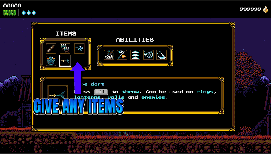 Ninja Vault (Give Any Item)